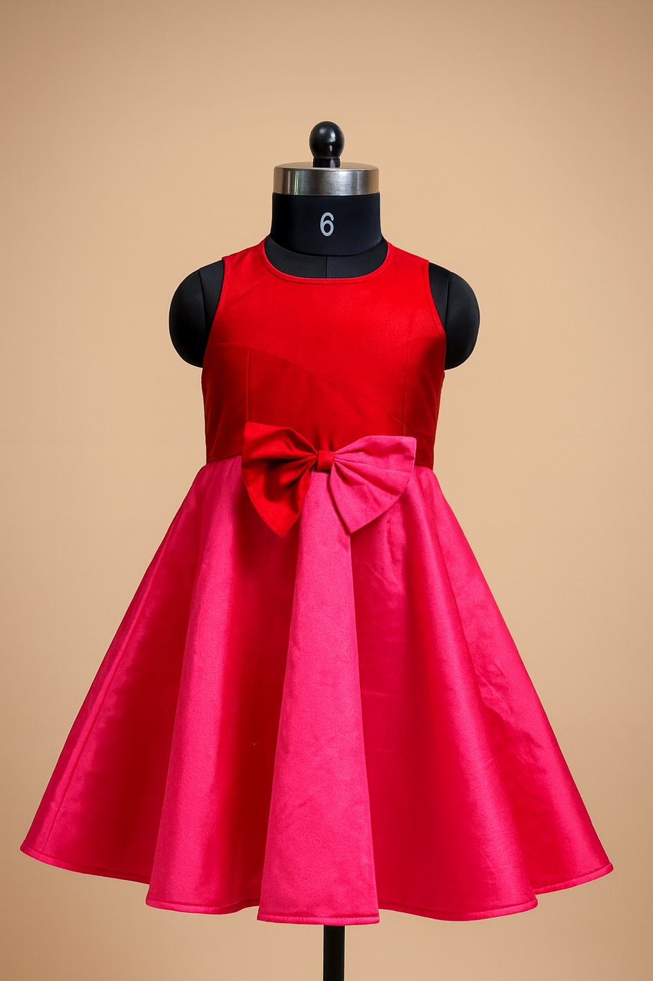 Pink Bow Party Frock