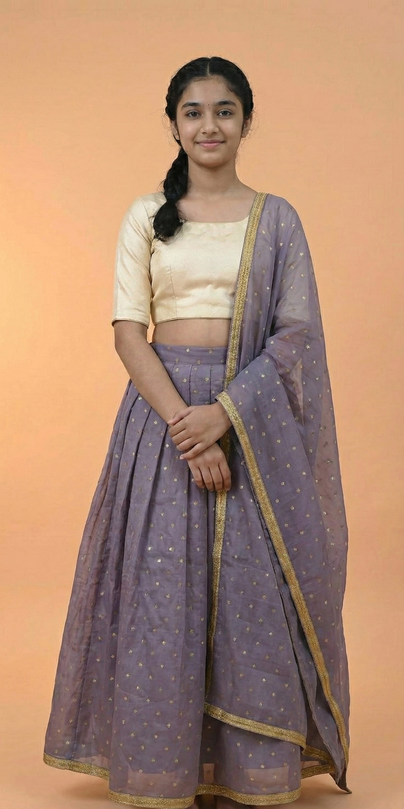 Lavender Lehenga Set