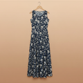 Navy Floral Maxi Dress